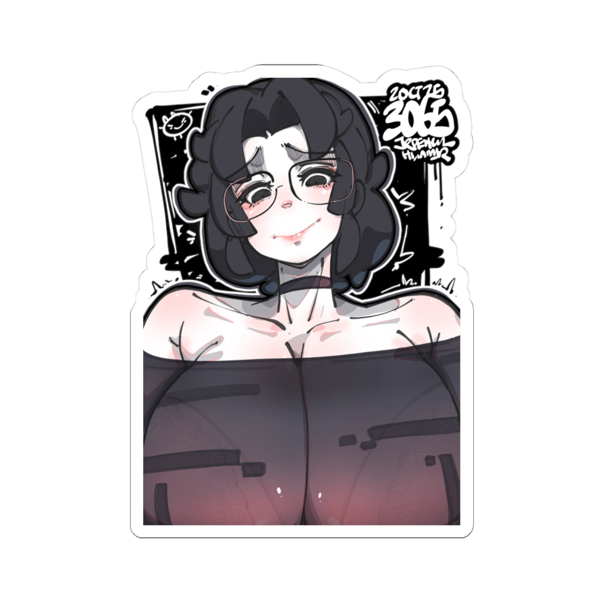 3065 - 黑 / black Stickers