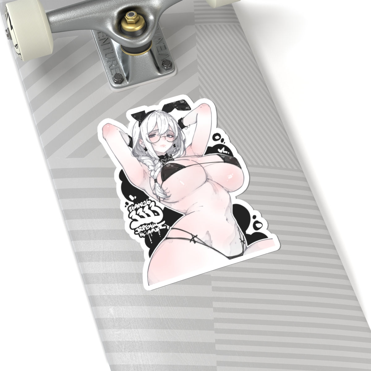 3333 - 黑 / black v2 Stickers
