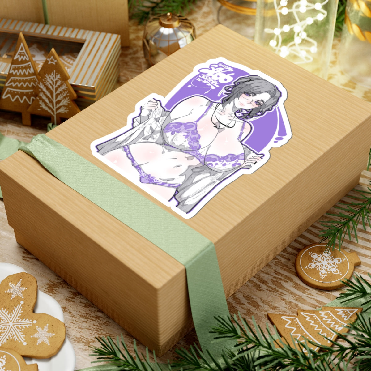 3266 - 紫 / purple v2 Stickers