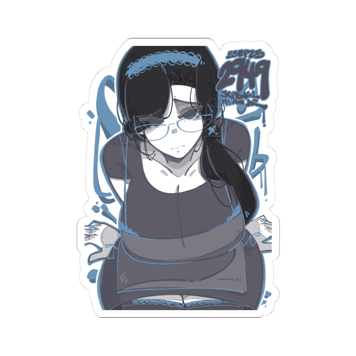 2949 - 蓝 / blue Stickers