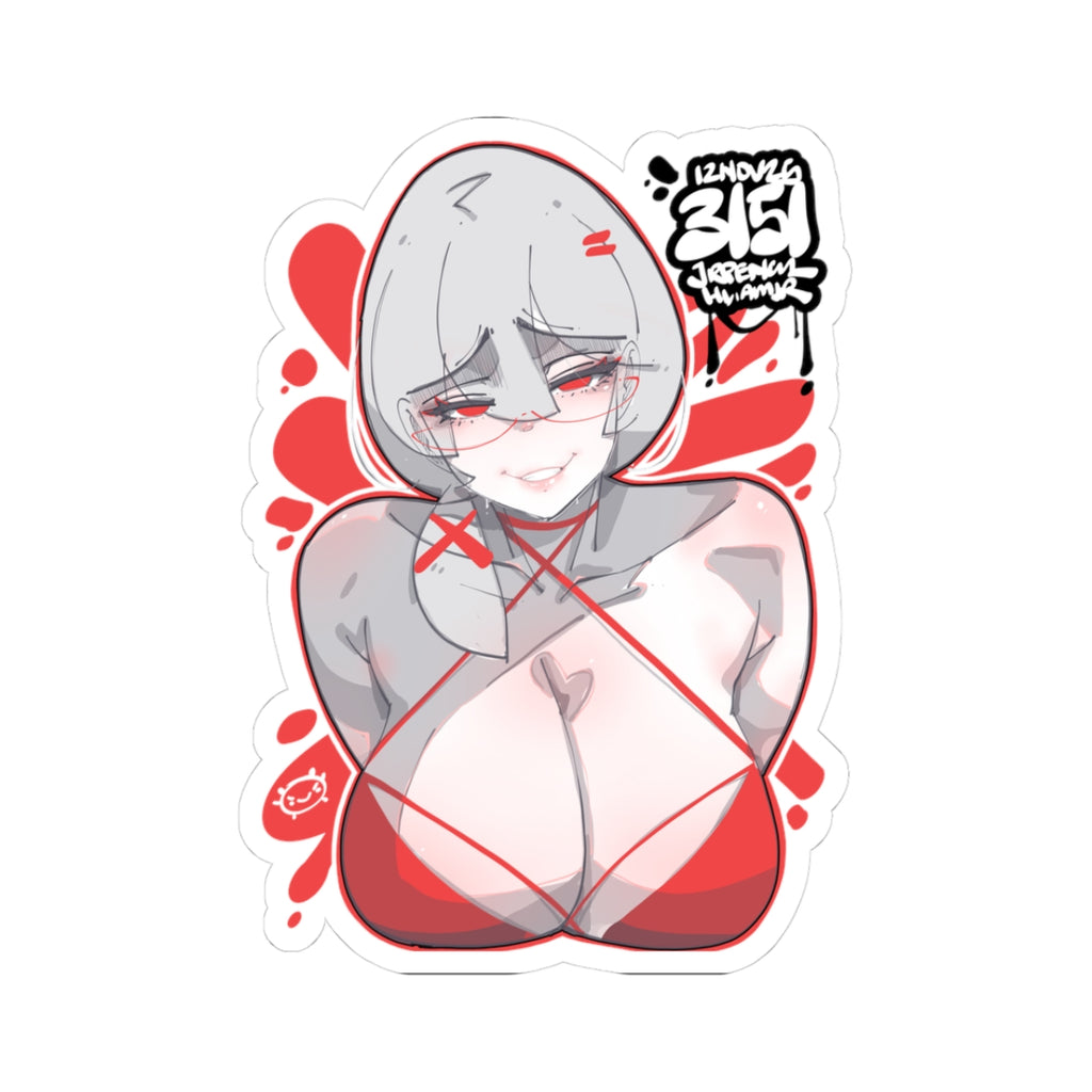 3151 - 红 / red v2 Stickers