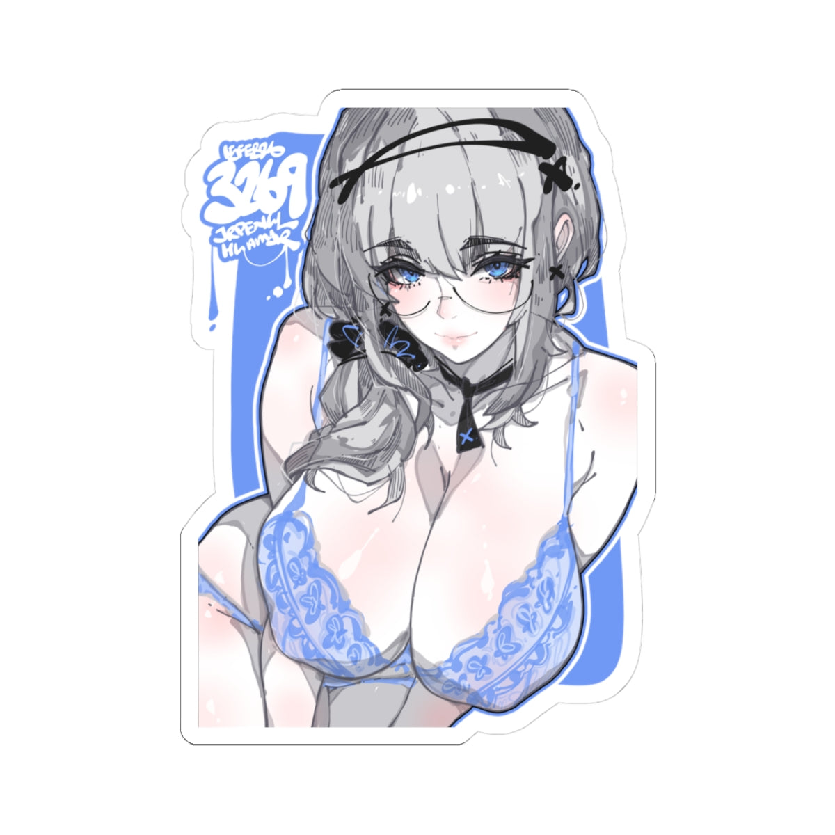 3269 - 蓝 / blue v2 Stickers