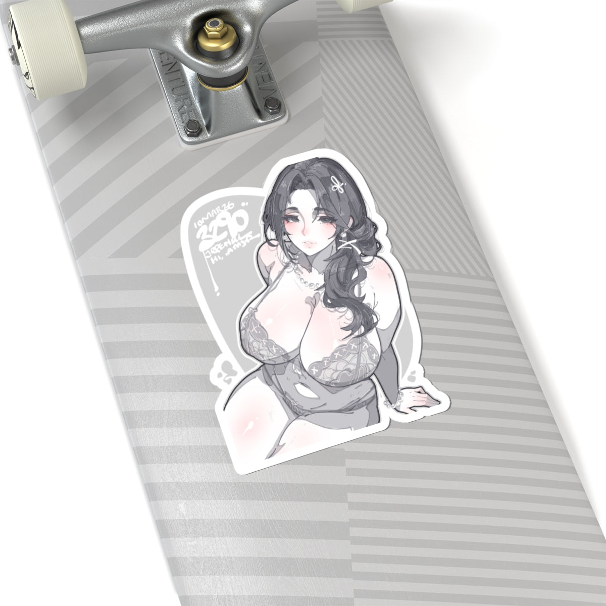 3290 - 灰 / grey v2 Stickers