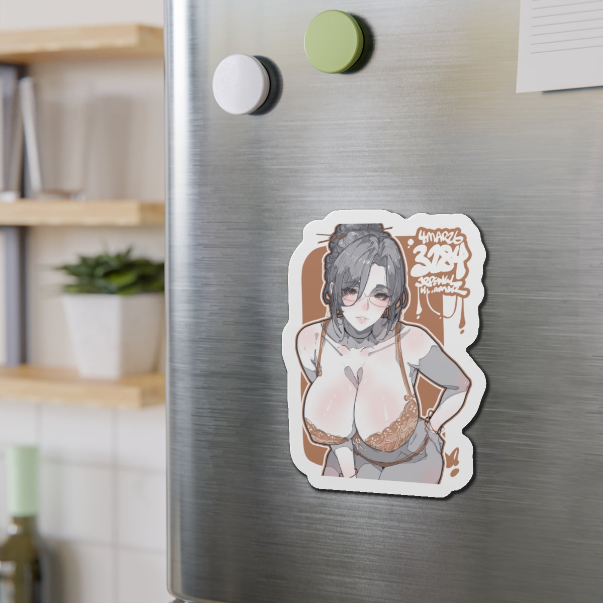 3284 - 褐 / brown v2 Magnets