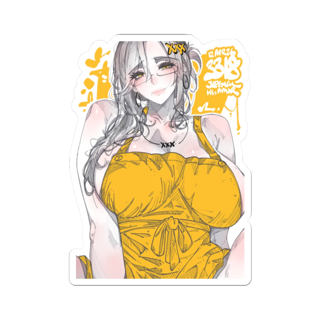 3318 - 黄 / yellow v1 Stickers