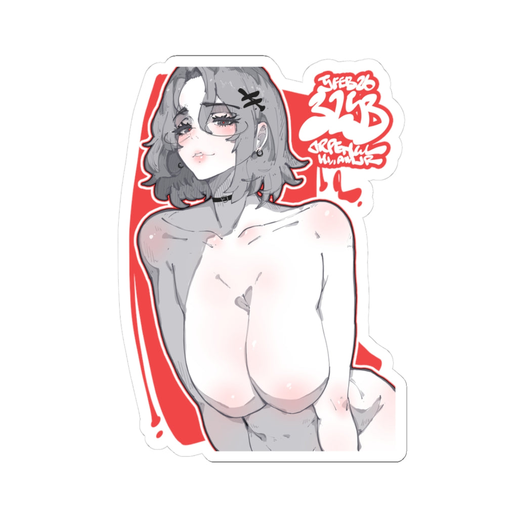 3253 - 红 / red v2 Stickers