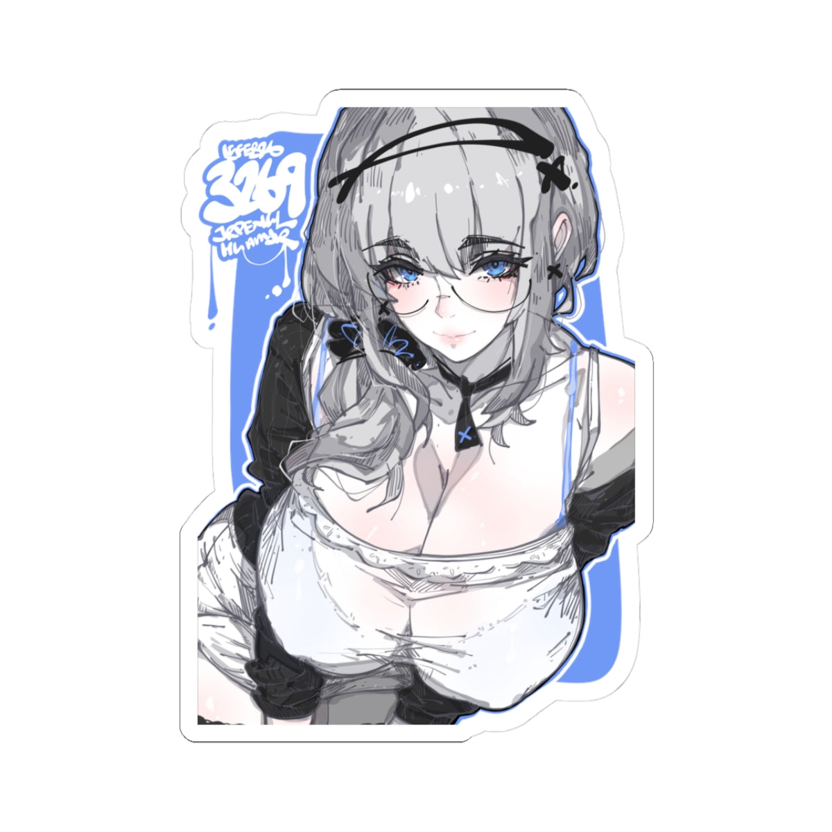 3269 - 蓝 / blue v1 Stickers