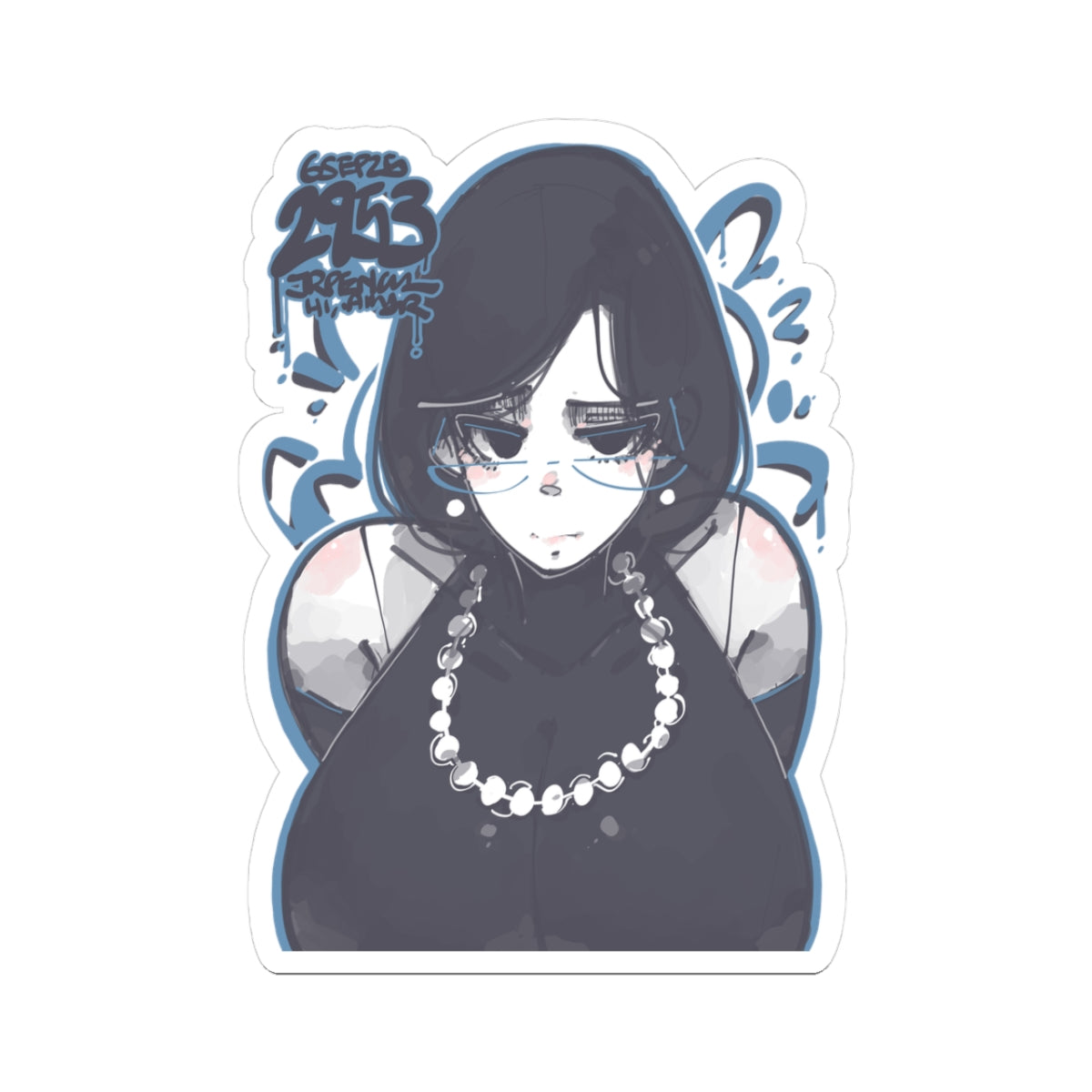 2953 - 蓝 / blue Stickers