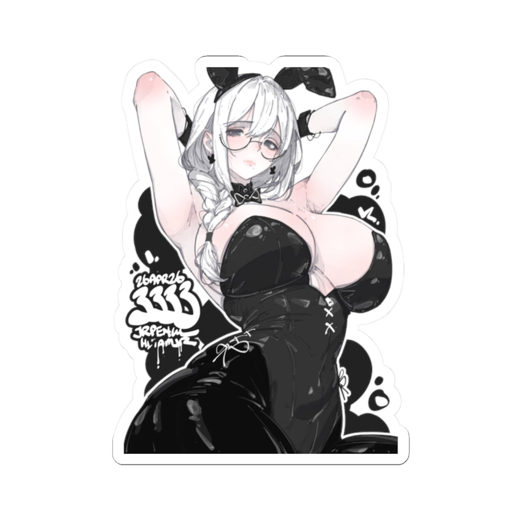 3333 - 黑 / black v1 Stickers