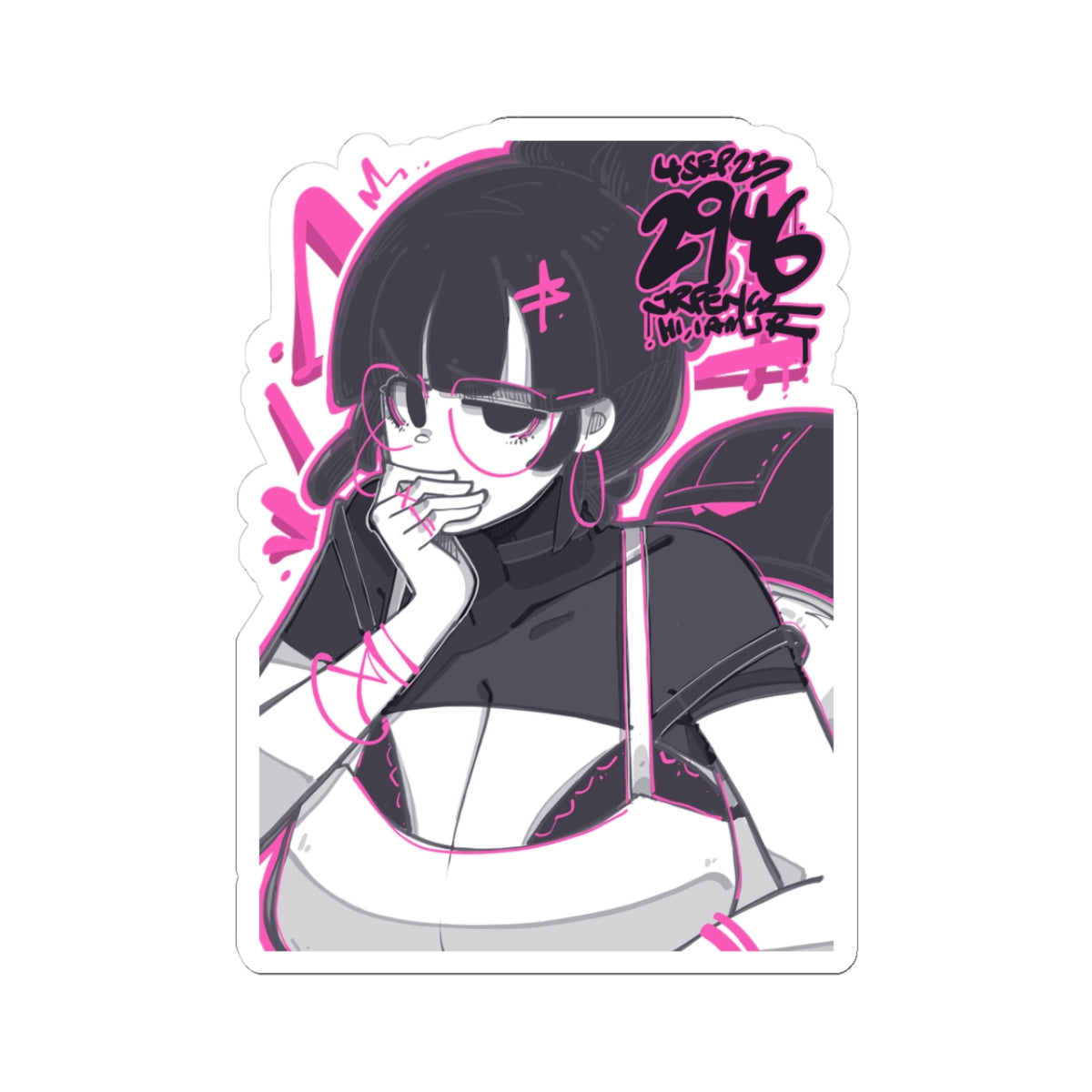 2946 - 粉 / pink Stickers