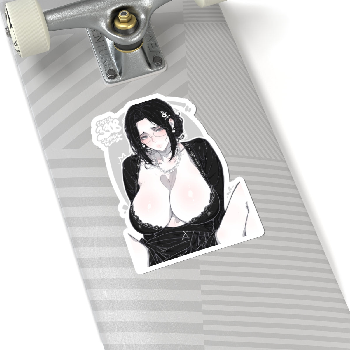 3308 - 黑 / black v1 Stickers