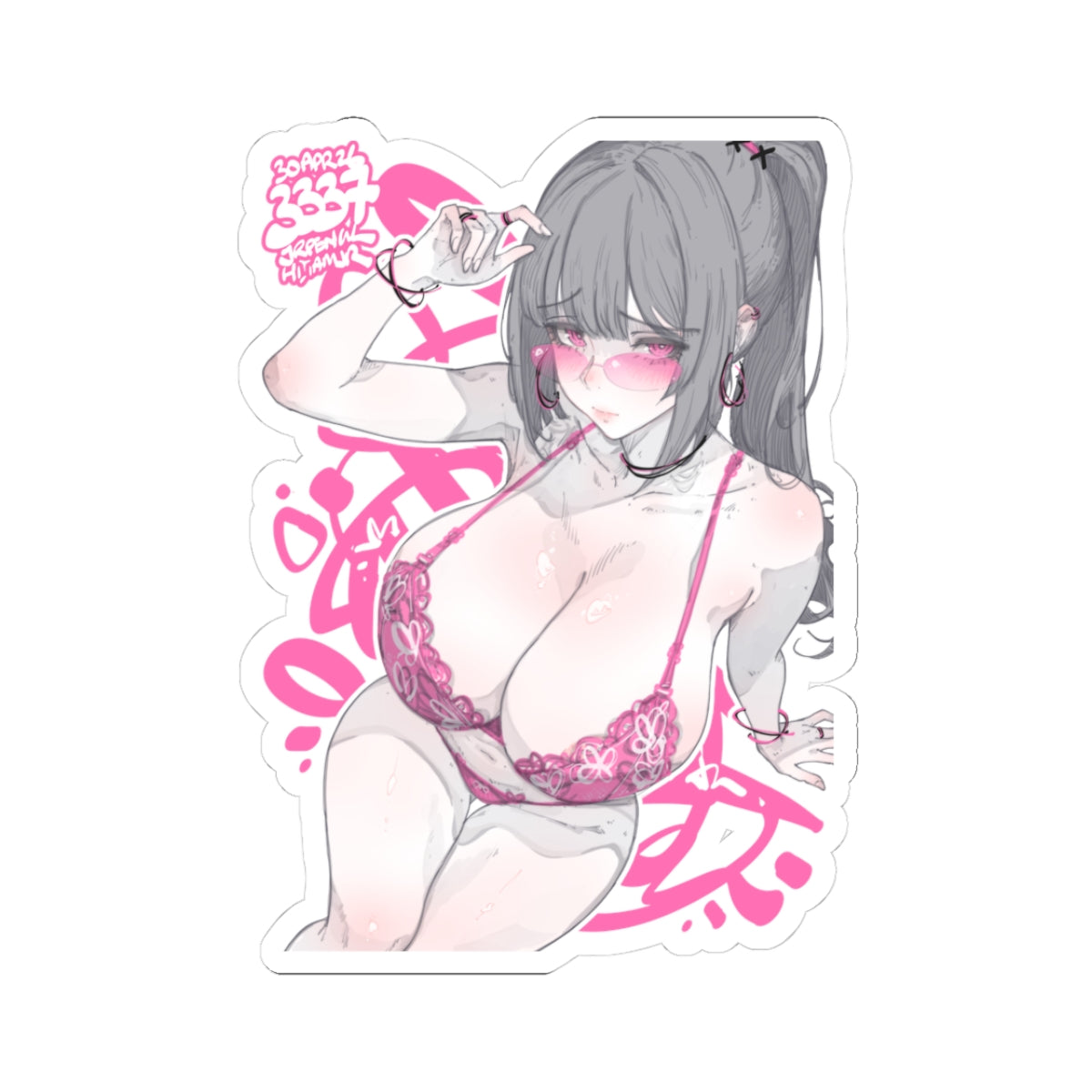 3337 - 粉 / pink v2 Stickers