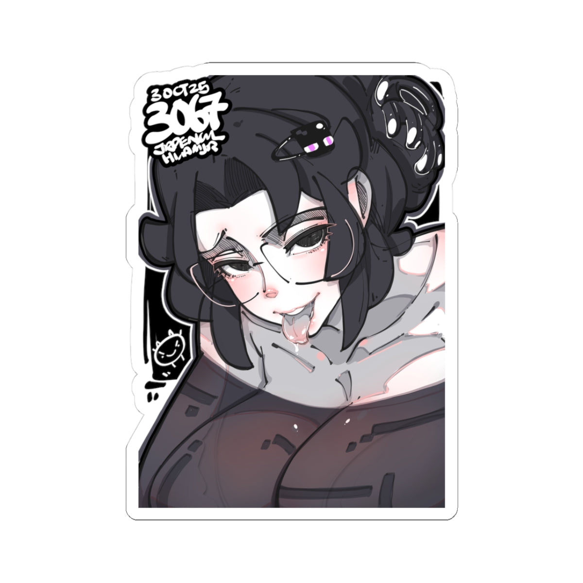 3067 - 黑 / black Stickers