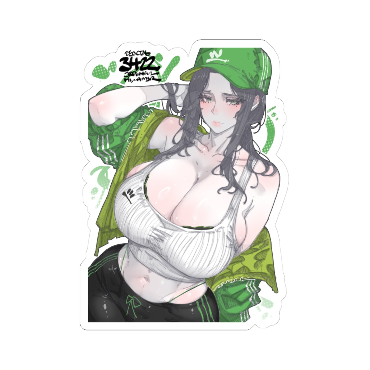 3422 - 绿 / Green v1 Stickers