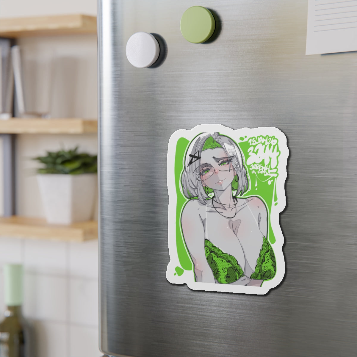 3244 - 绿 / green v2 Magnets