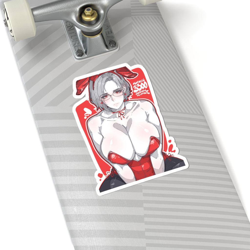 3300 - 红 / red v1 Stickers
