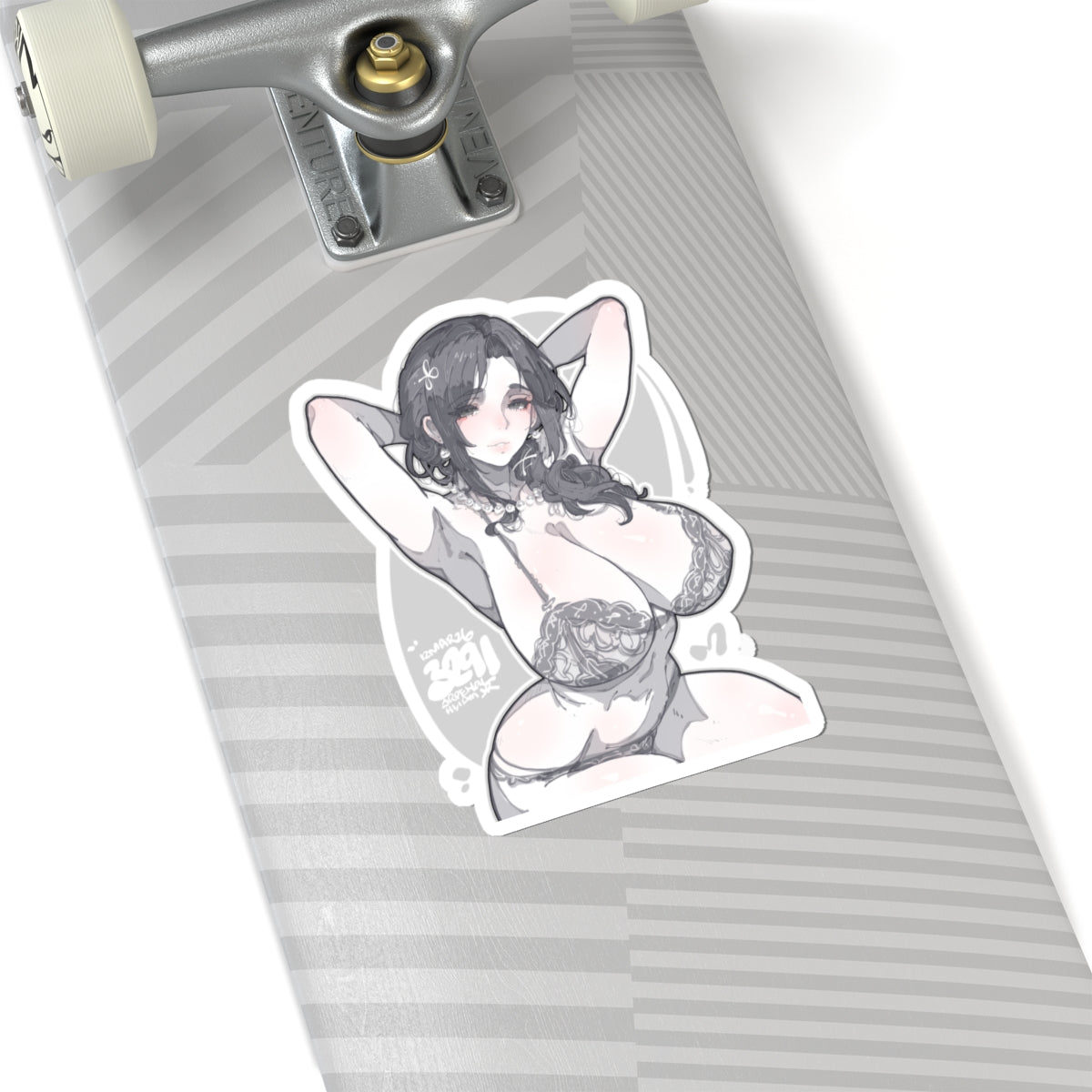 3291 - 灰 / grey v2 Stickers