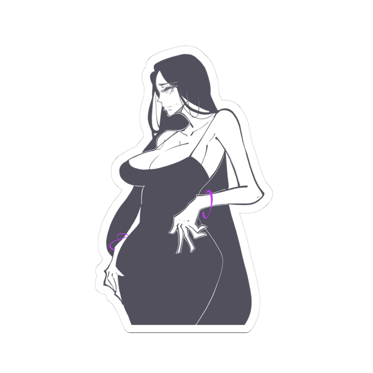 2886 - 紫色手链 / purple bracelet Stickers