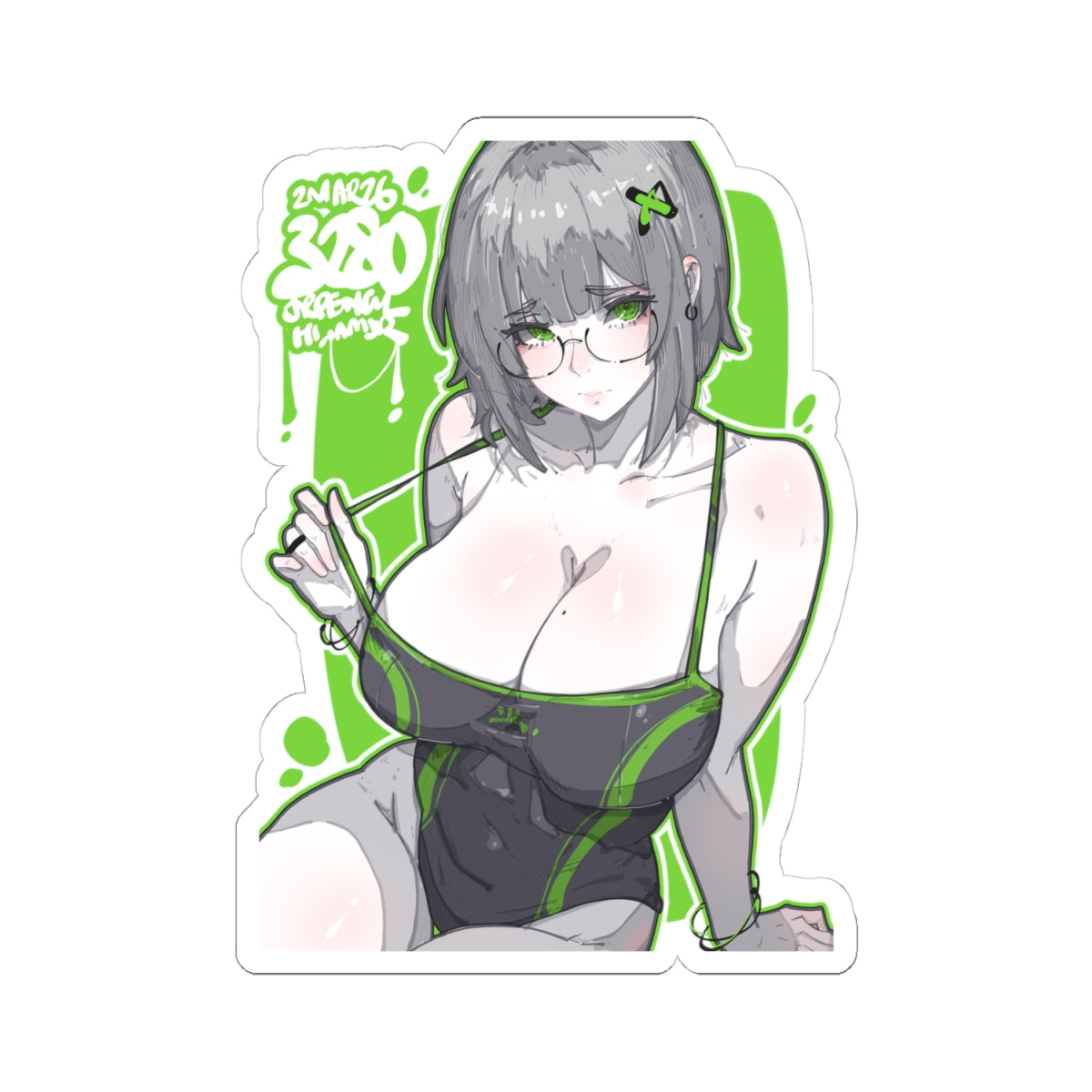 3280 - 绿 / green v1 Stickers
