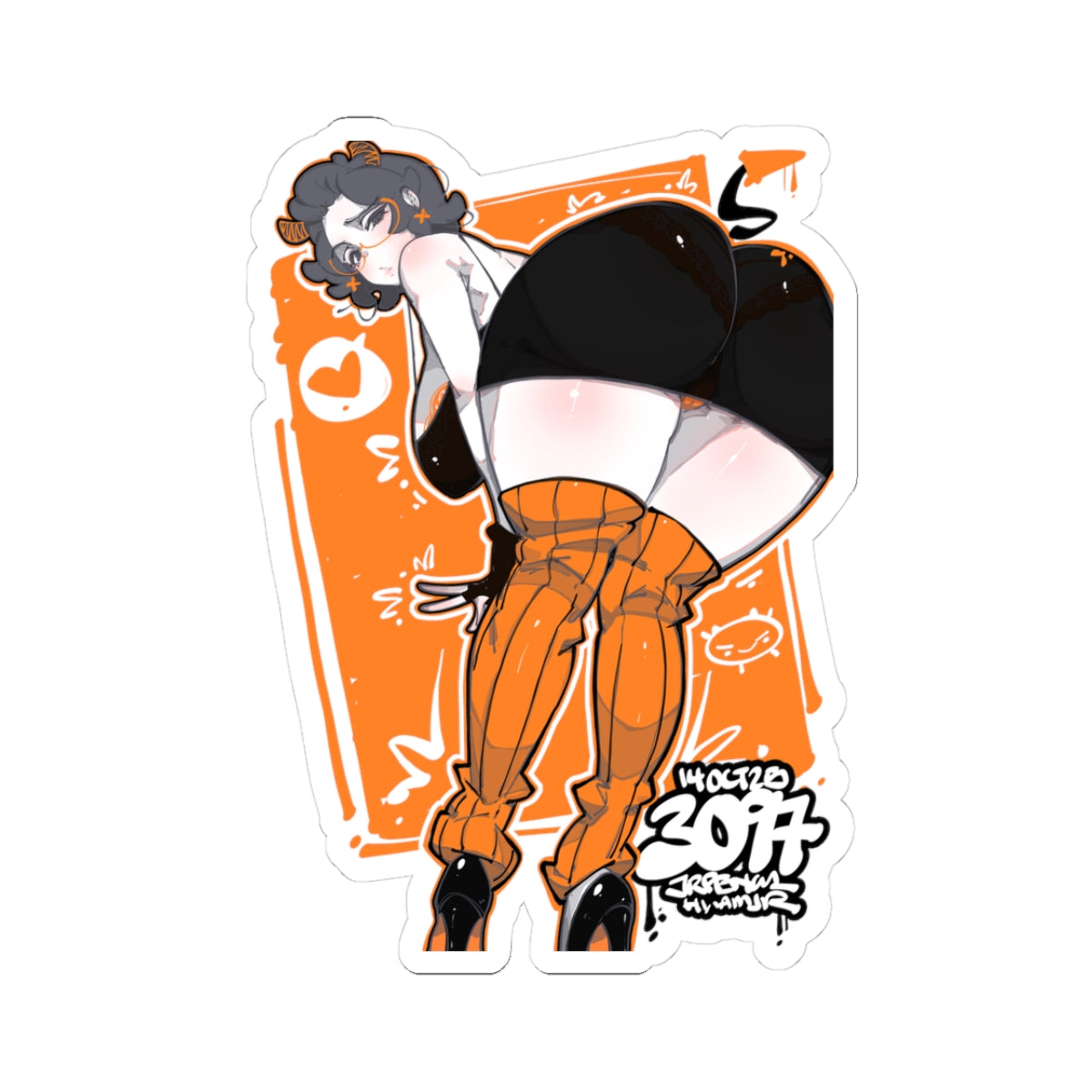 3097 - 橙 / orange Stickers