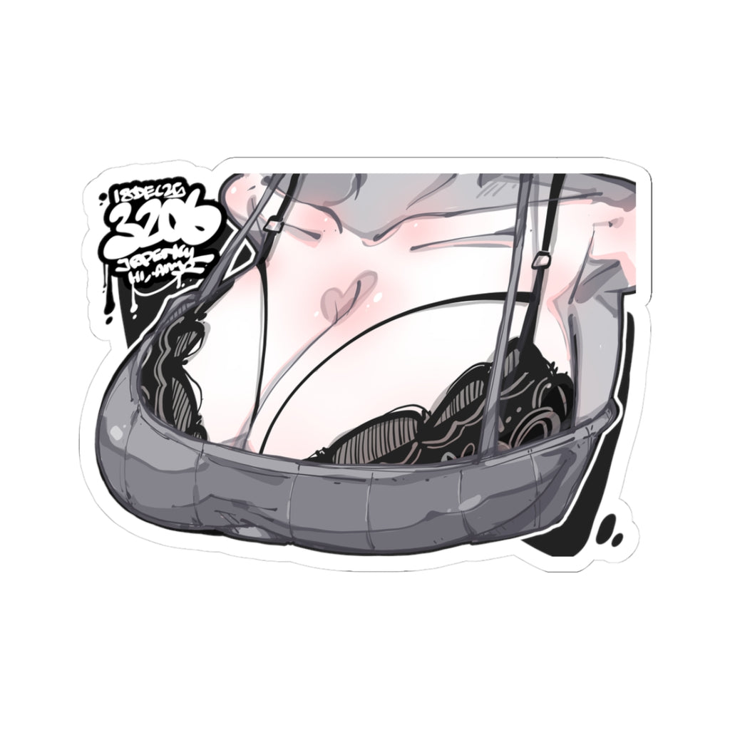 3206 - 黑 / black v1 Stickers