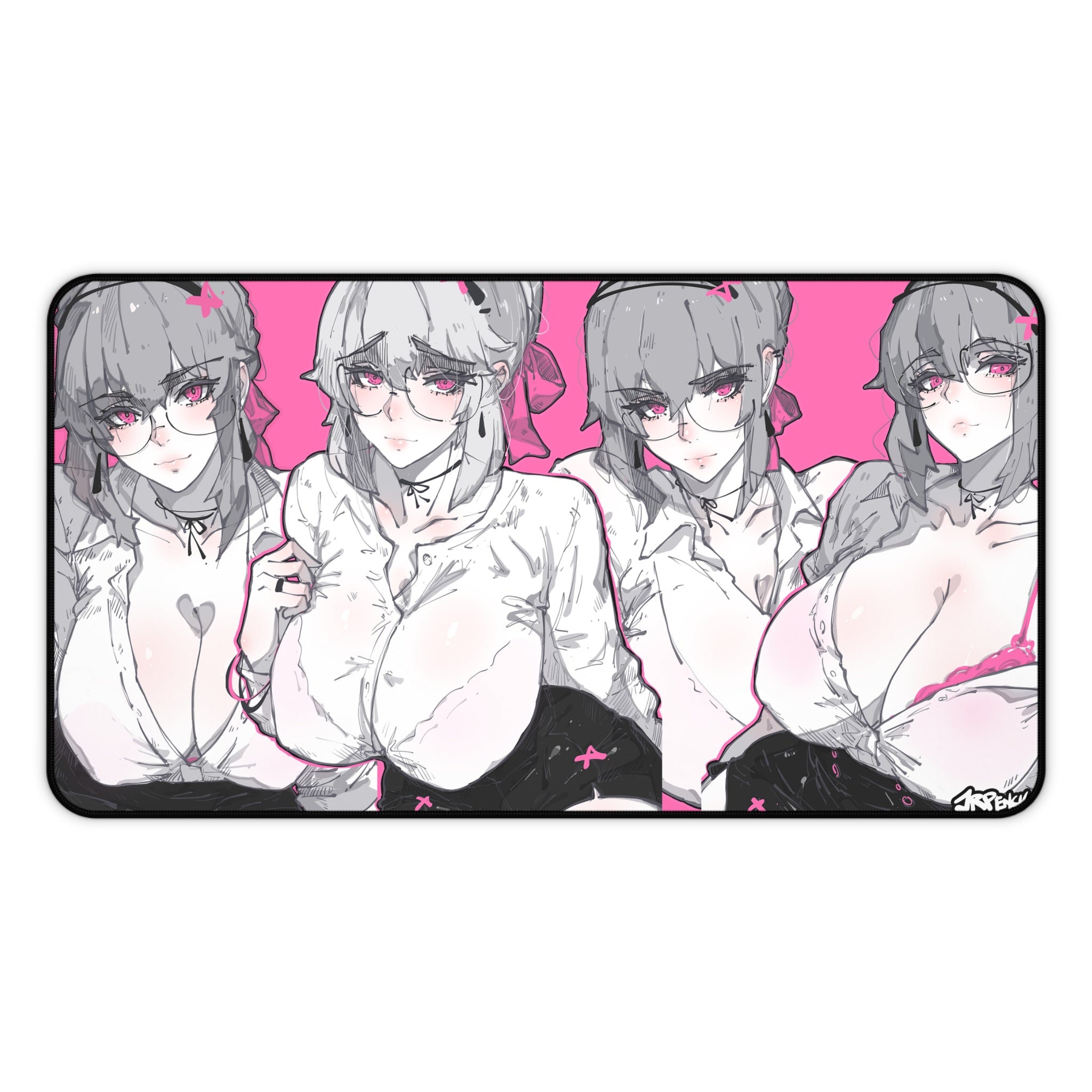 3264 - 粉壁纸 / pink wallpaper v1 Desk Mat