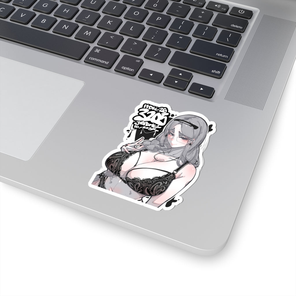 3205 - 黑 / black v2 Stickers