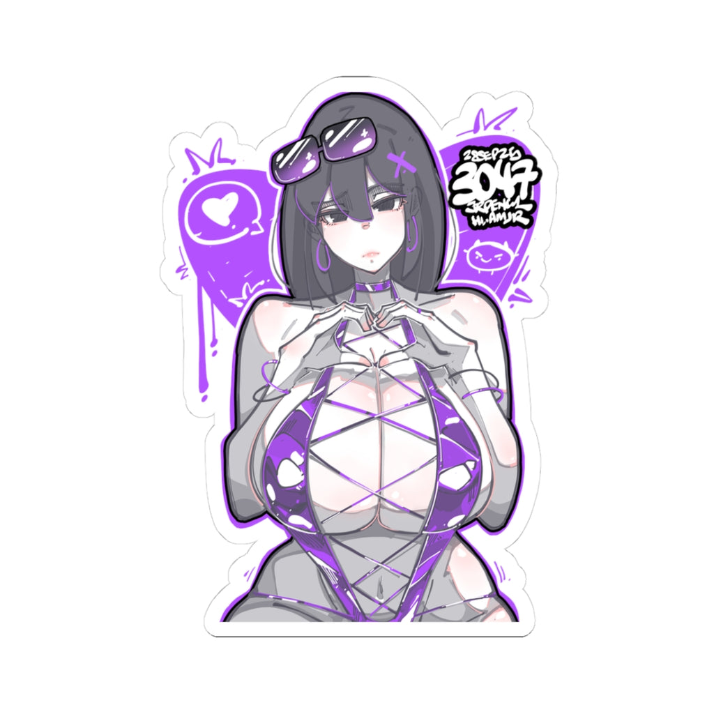 3047 - 紫 / purple Stickers