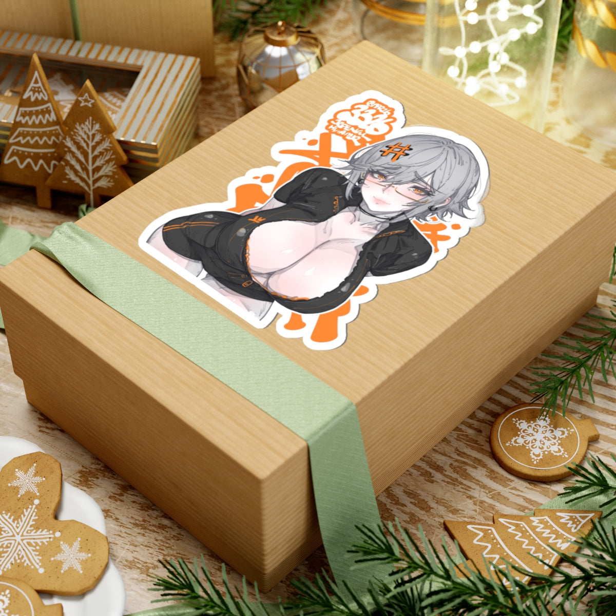 3326 - 橙/ orange v1 Stickers