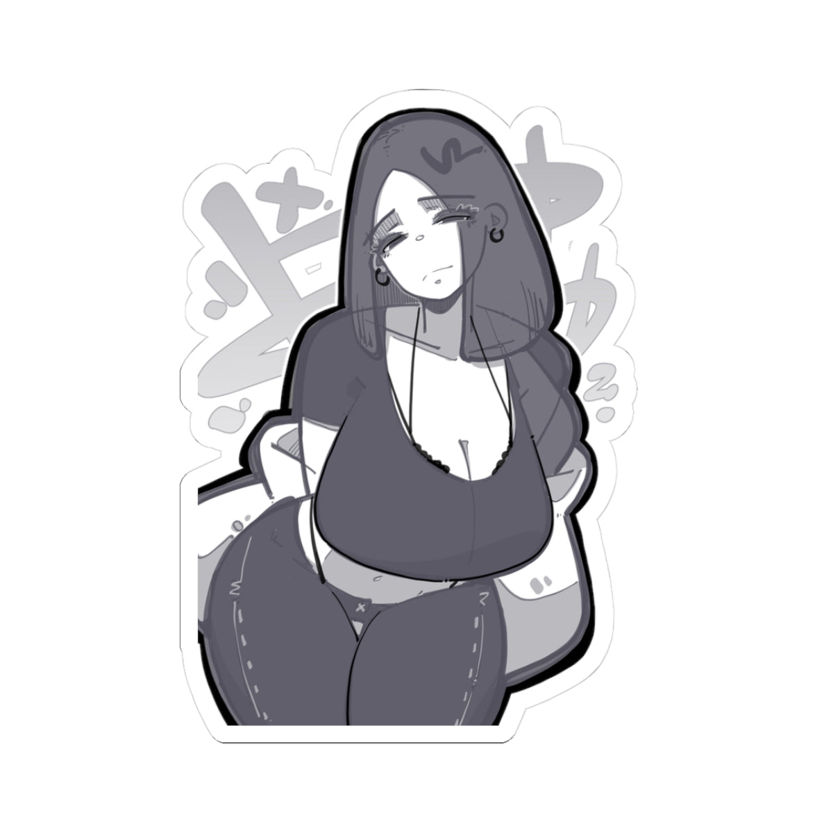 2914 - 黑 / black Stickers