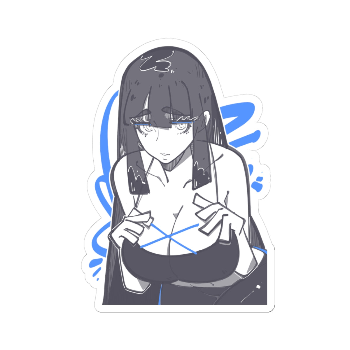 2897 - 蓝 / blue Stickers