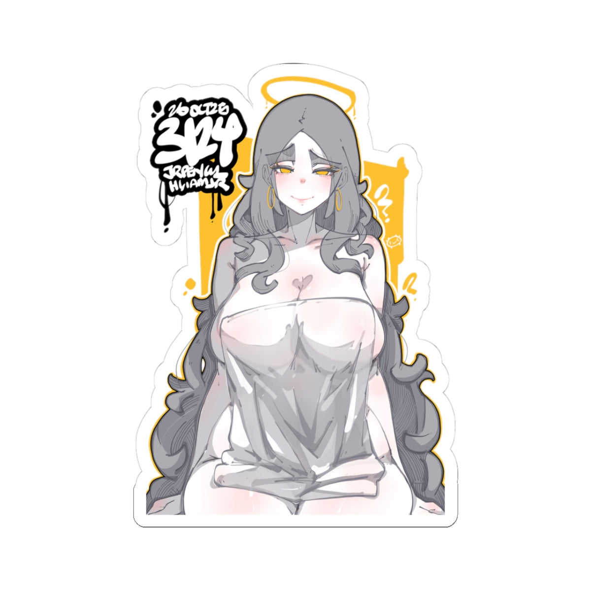 3124 - 黄 / yellow Stickers