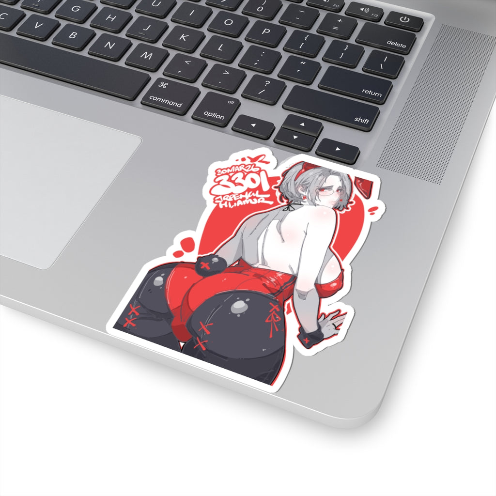3301 - 红 / red v1 Stickers