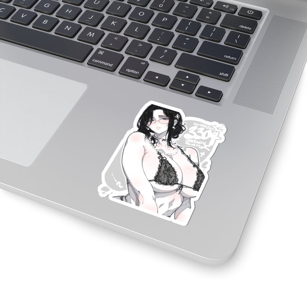 3304 - 黑 / black v2 Stickers