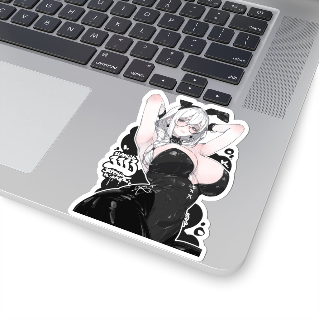 3333 - 黑 / black v1 Stickers