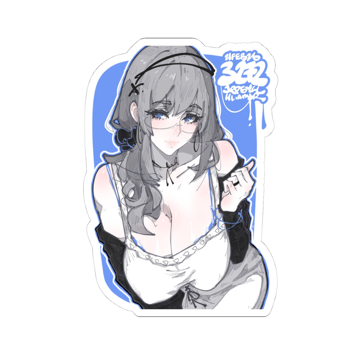 3272 - 蓝 / blue v1 Stickers