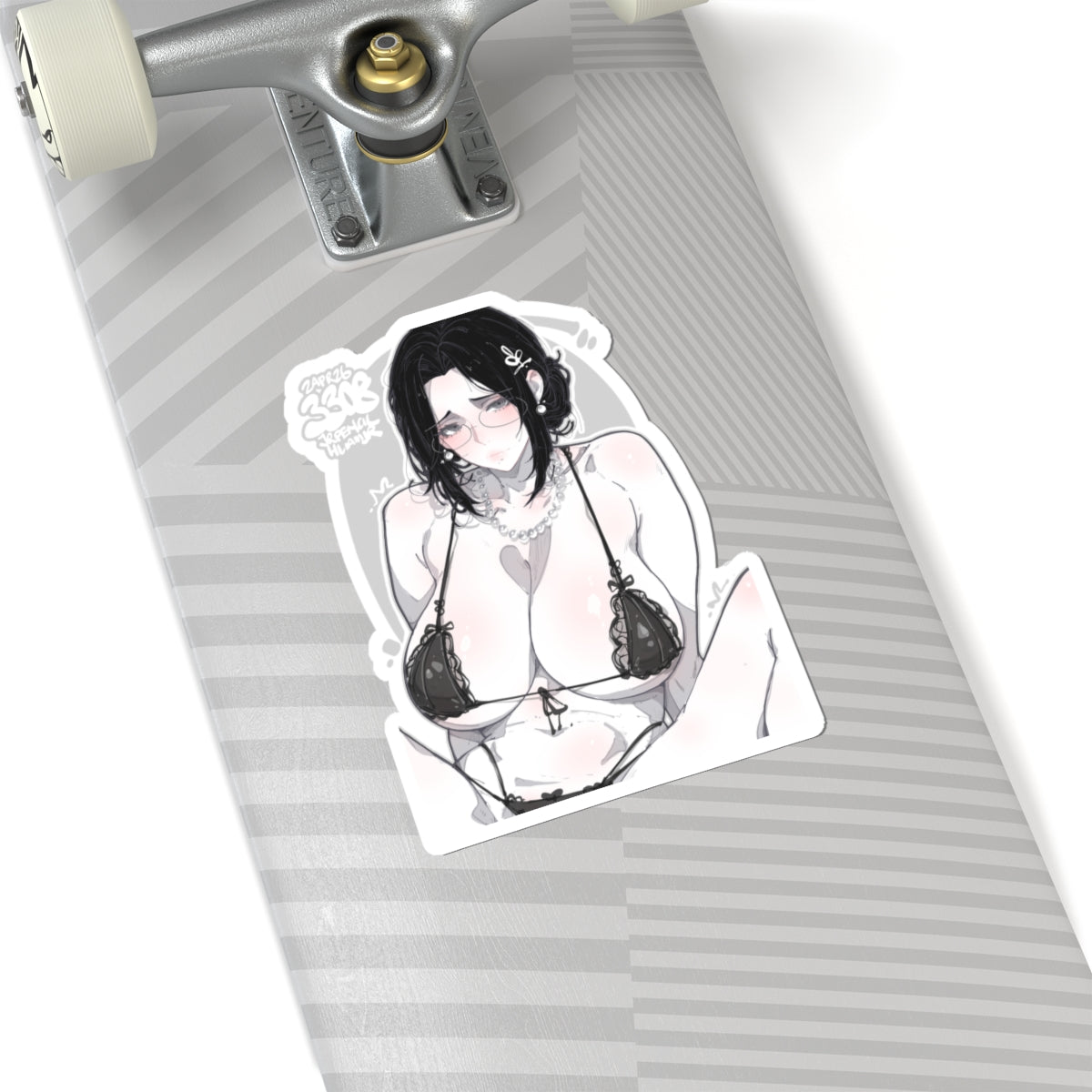 3308 - 黑 / black v2 Stickers