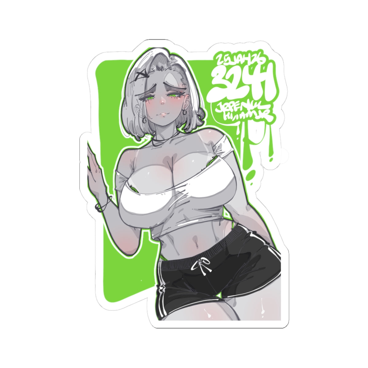 3241 - 绿 / green v1 Stickers
