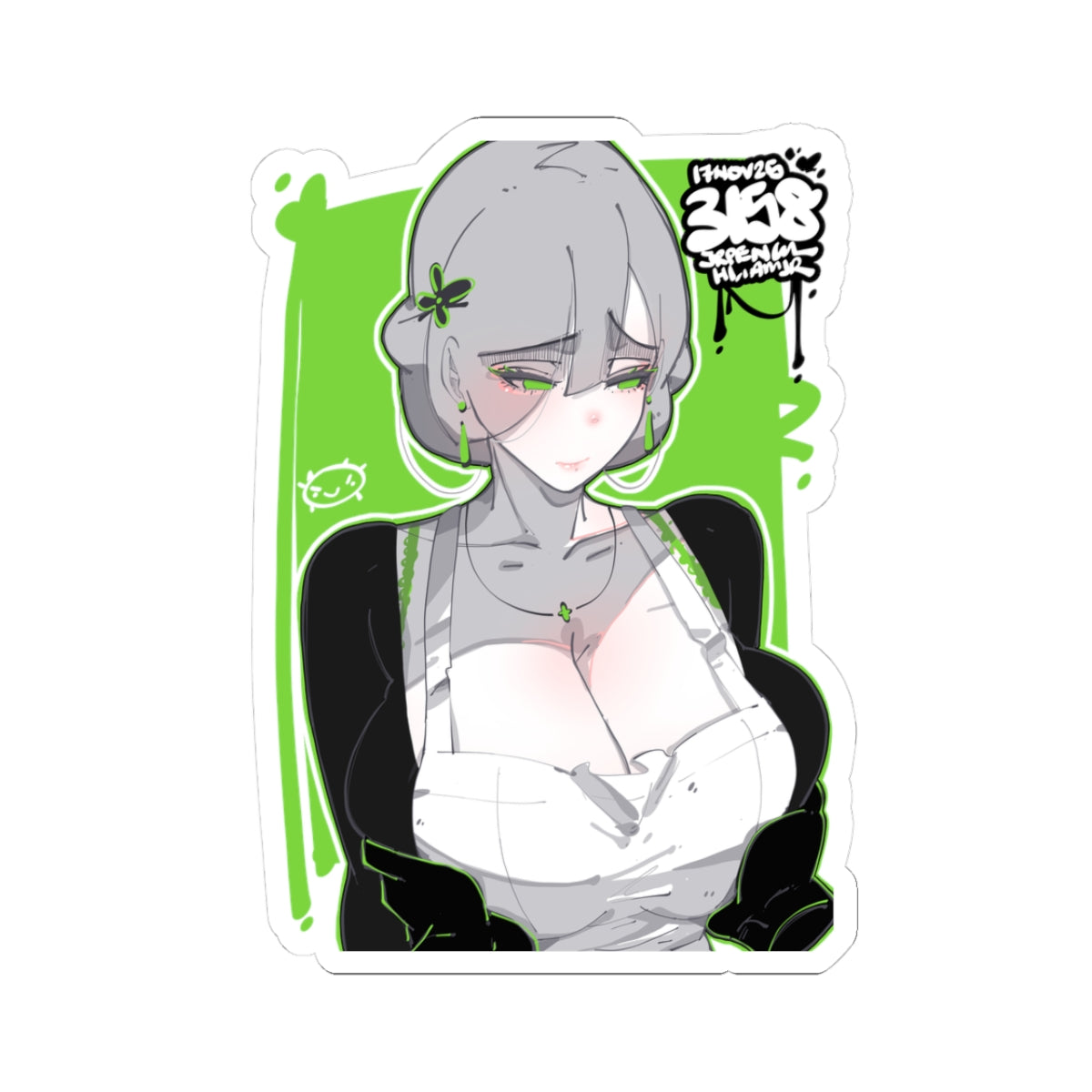 3158 - 绿 / green v1 Stickers