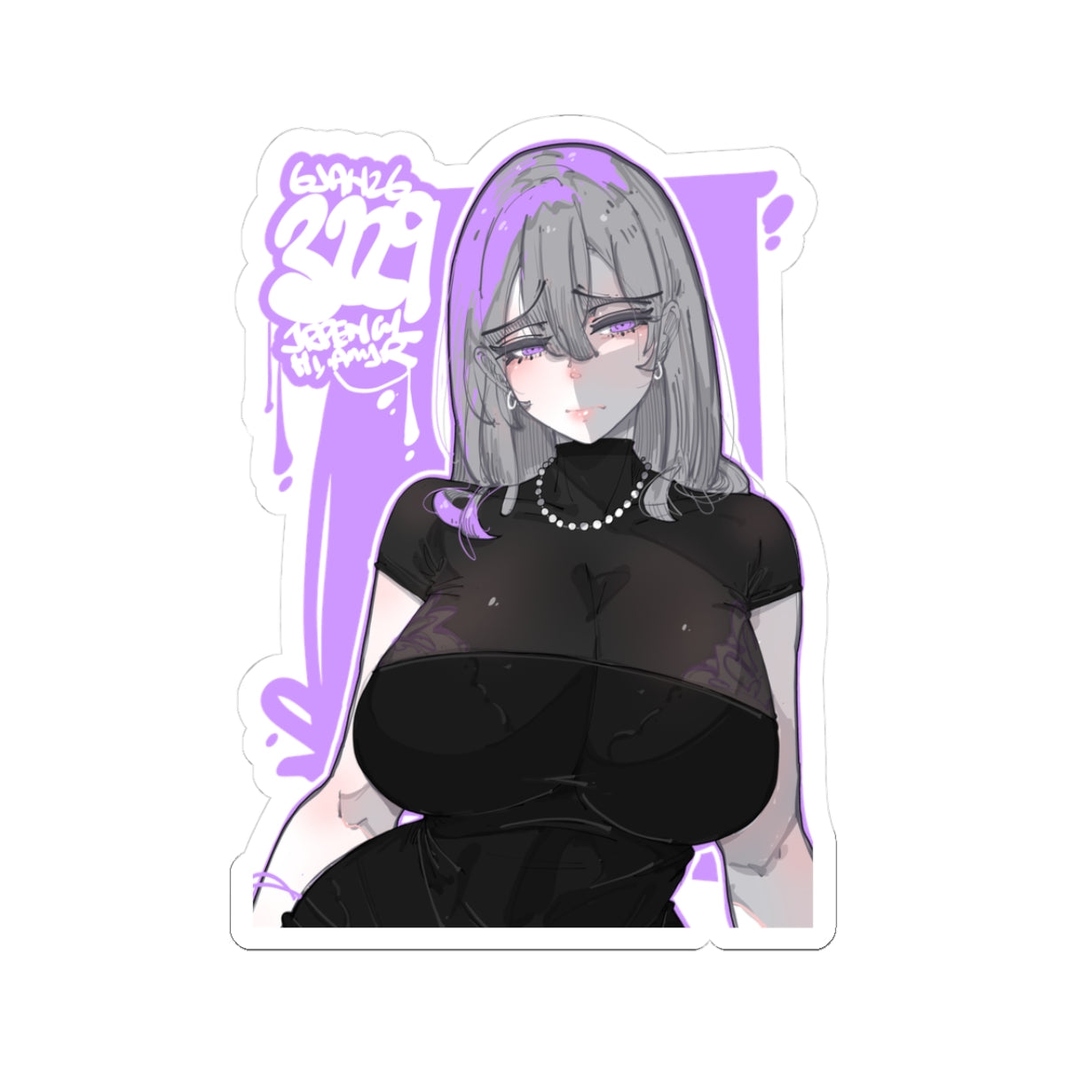 3229 - 紫 / purple v1 Stickers