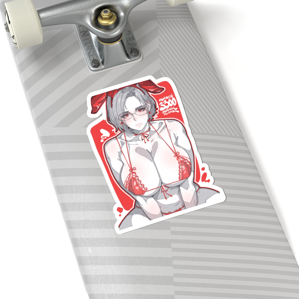3300 - 红 / red v2 Stickers