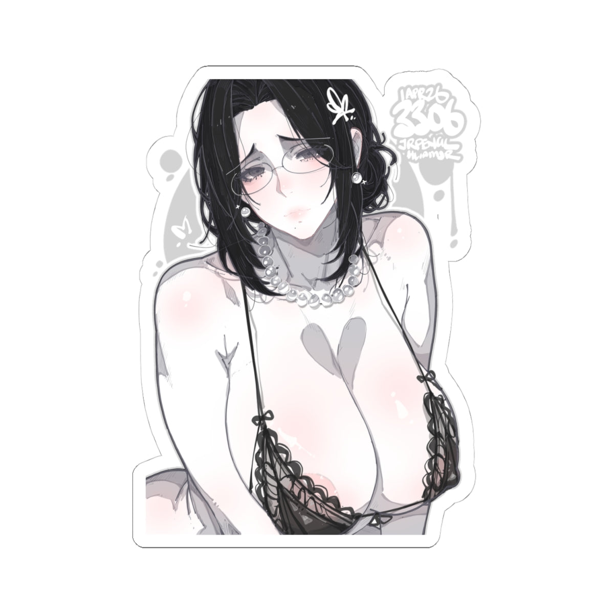 3306 - 黑 / black v2 Stickers