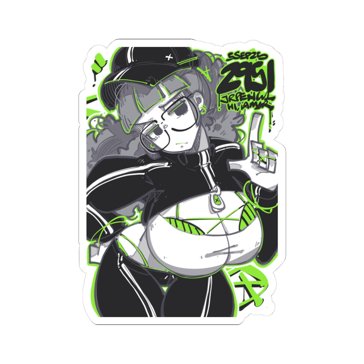 2951 - 绿 / green Stickers