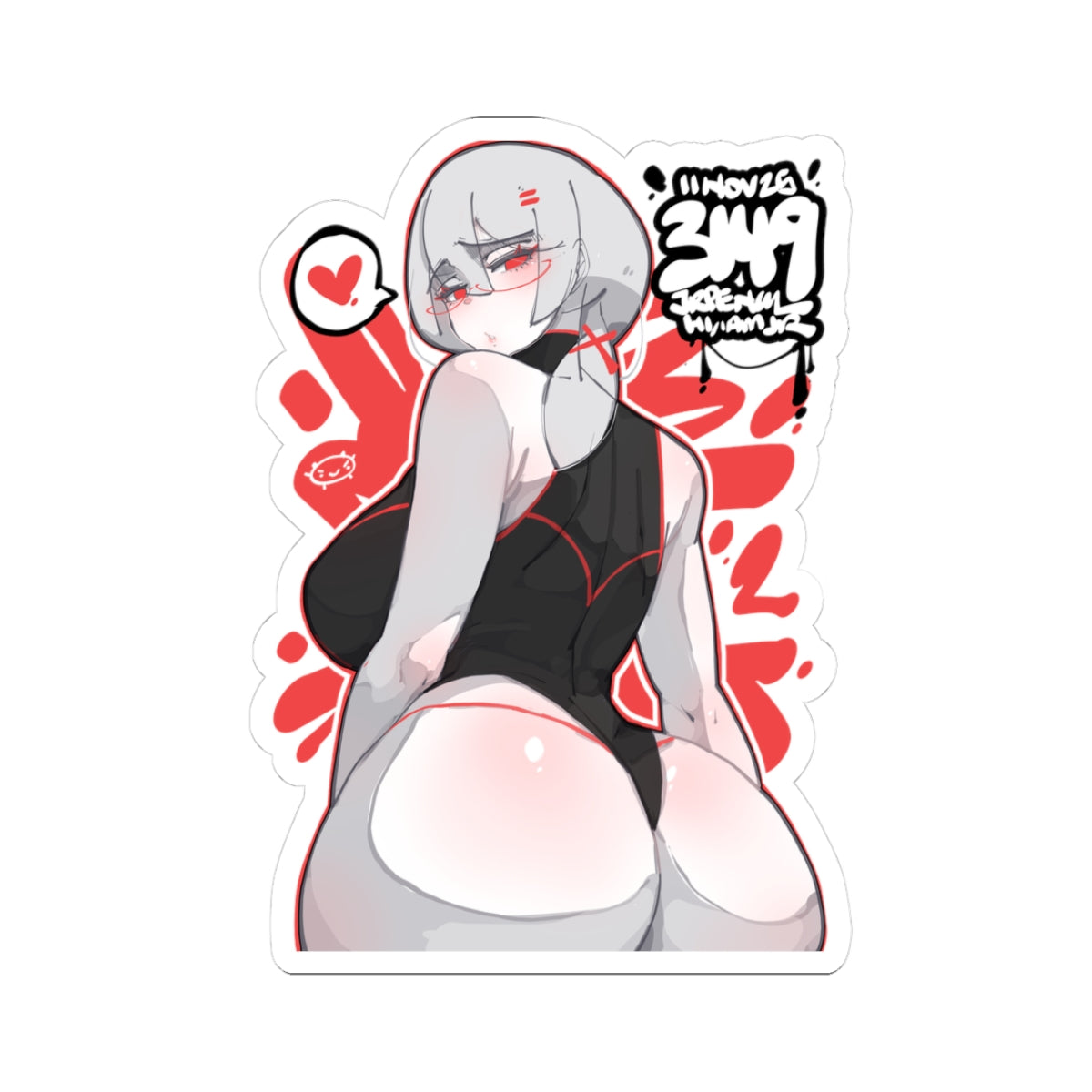 3149 - 红 / red Stickers