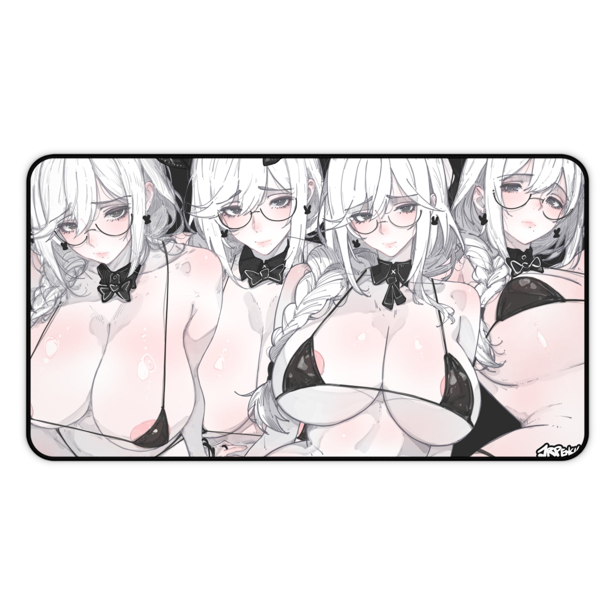 3334 - 黑 / black v2 Desk Mat