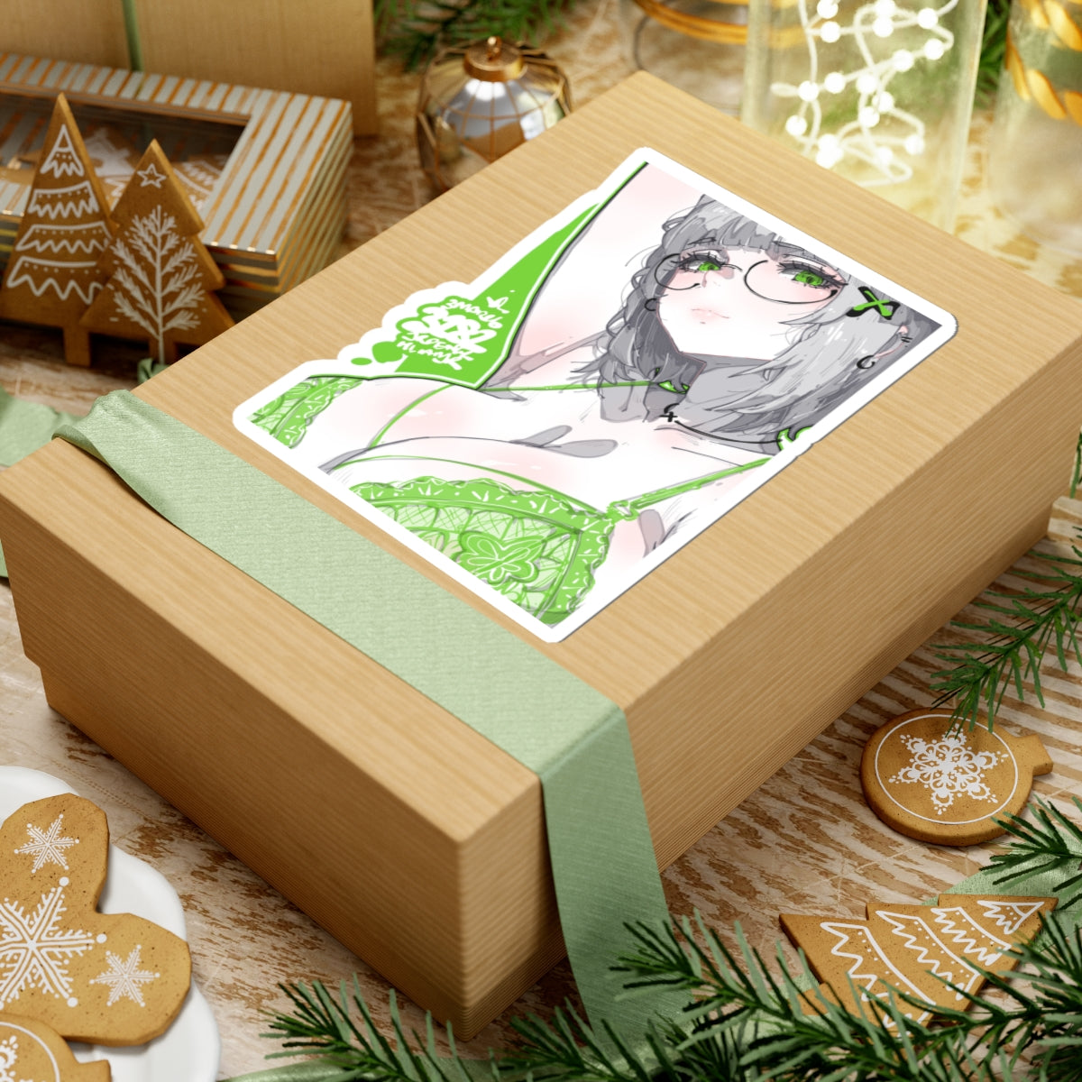 3282 - 绿 / green v2 Stickers