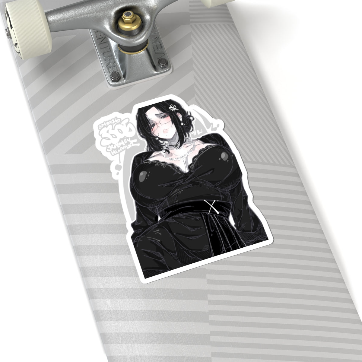 3304 - 黑 / black v1 Stickers