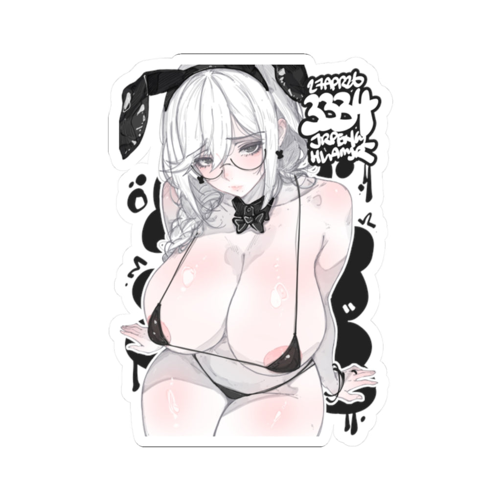 3334 - 黑 / black v2 Stickers