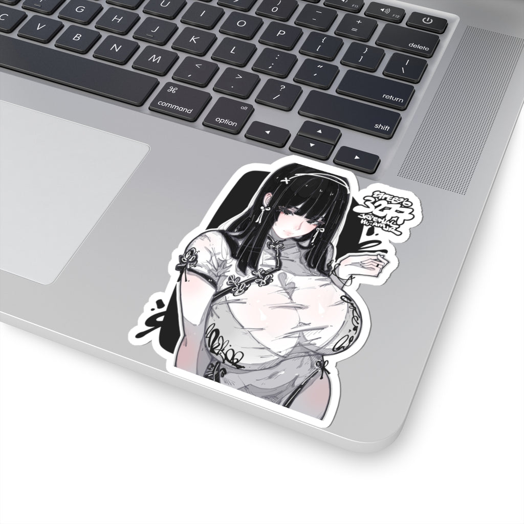 3277 - 黑 / black v1 Stickers