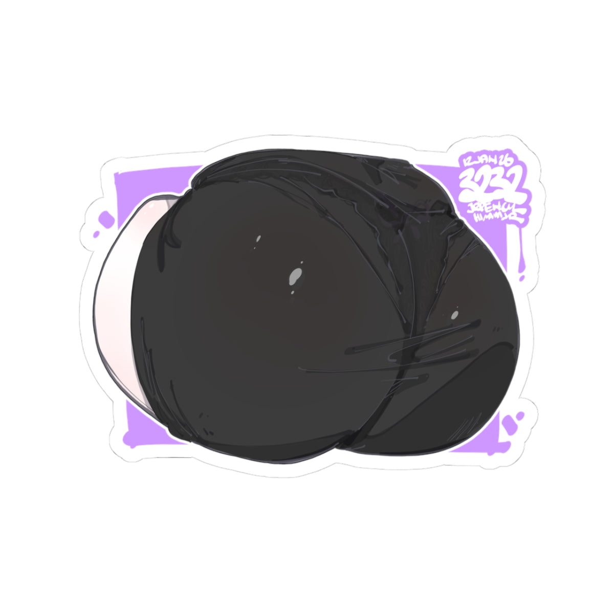 3232 - 紫 / purple v1 Stickers